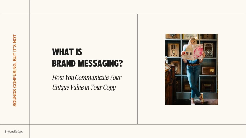 Graphic asking "What Is Brand Messaging?"