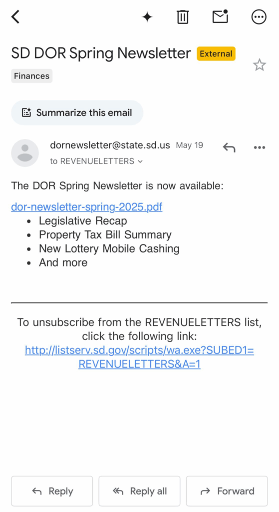 Copy of spring newsletter