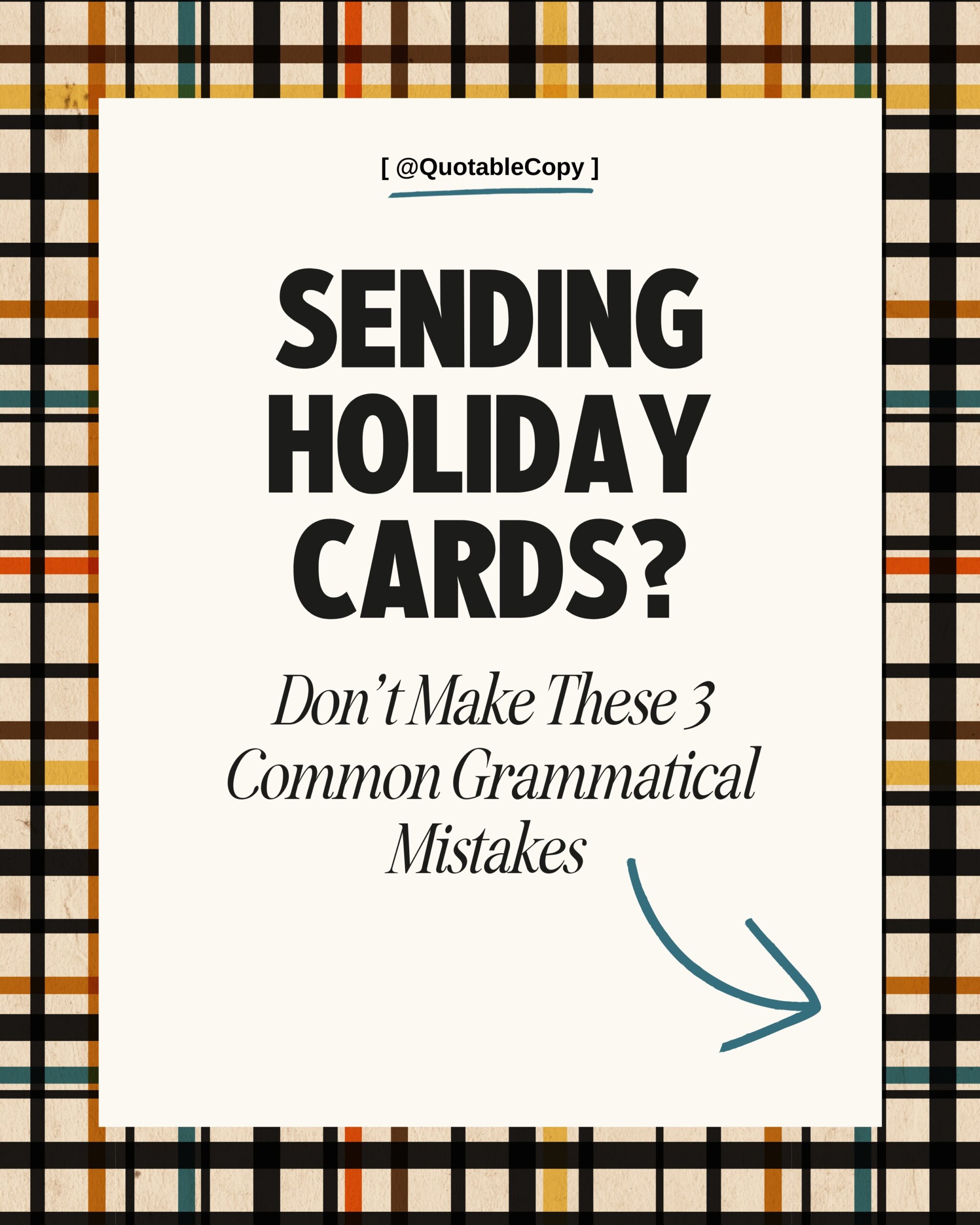 Christmas Card Mistakes graphic